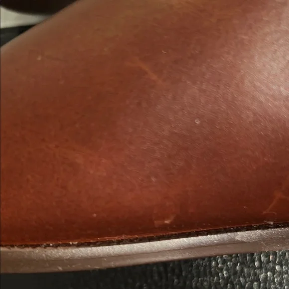 Kelsi Dagger Brown Leather Studded Sandals - Picture 9 of 10